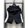 Men Trendy Contrast Color Sports Running Quick Dry Short Pants 2024 Summer Casual Pocket Loose Straight Beach Shorts Ropa Hombre 2