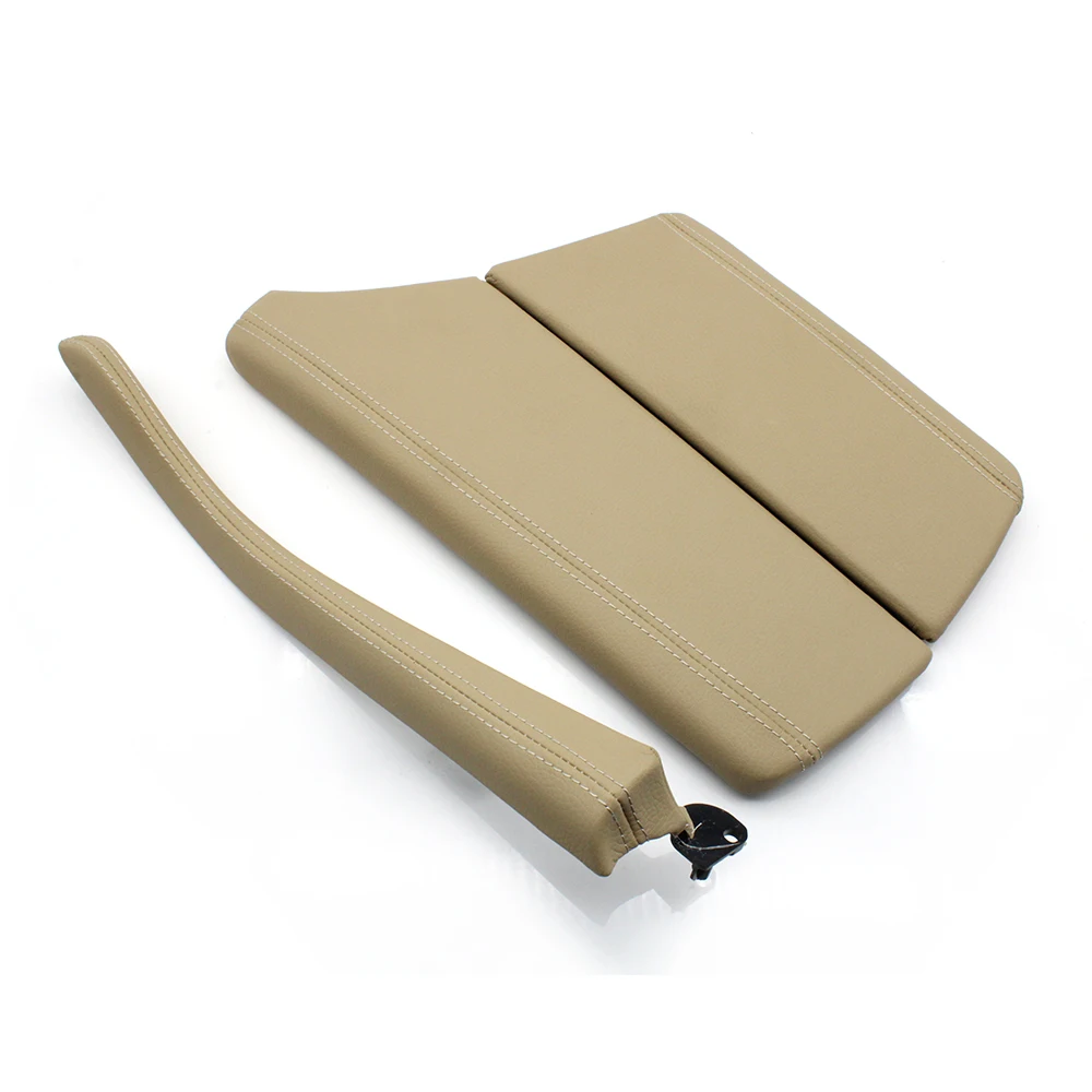 BMW 5 시리즈 F10 F11 F18 520i 523i 525i 528i용 LHD 센터 콘솔 수납함 뚜껑 암레스트 케이스 커버 패널 가죽 트림 스트립