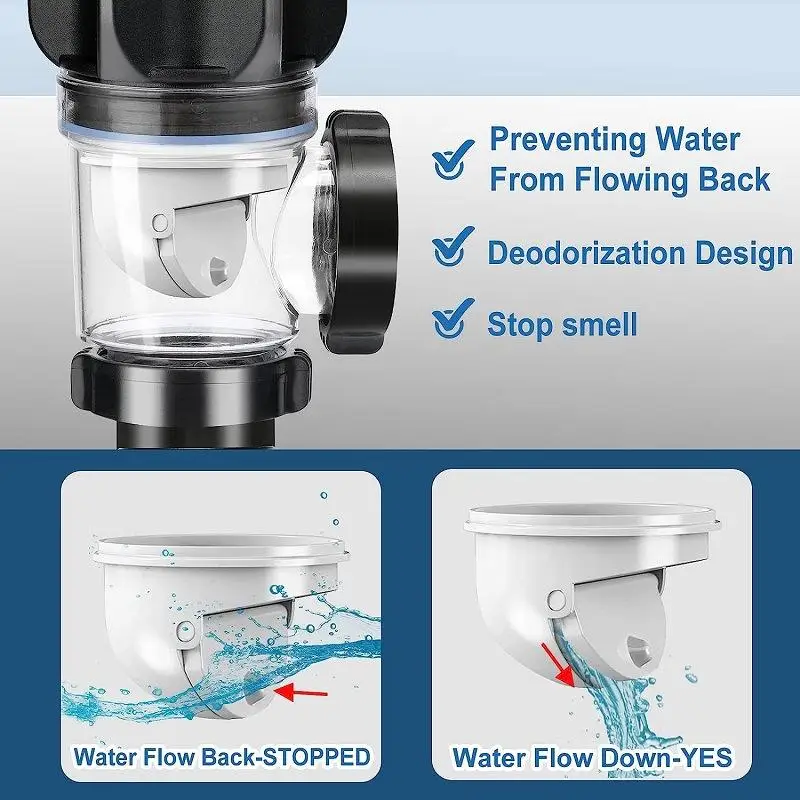 Kitchen Sink Drain Pipe Flexible Stretchable Deodorant Strainer Pipeline Washbasin Anti Blockage Sink Strainer Drain Pipe 4