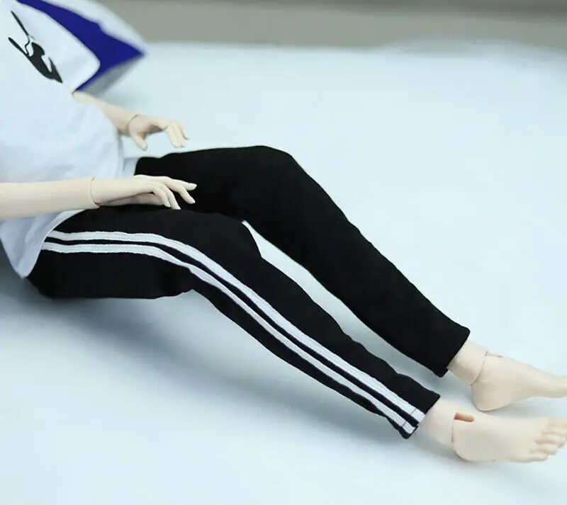 

1/3 Одежда для куклы BJD/SD, повседневные Черные спортивные штаны, модель игрушки