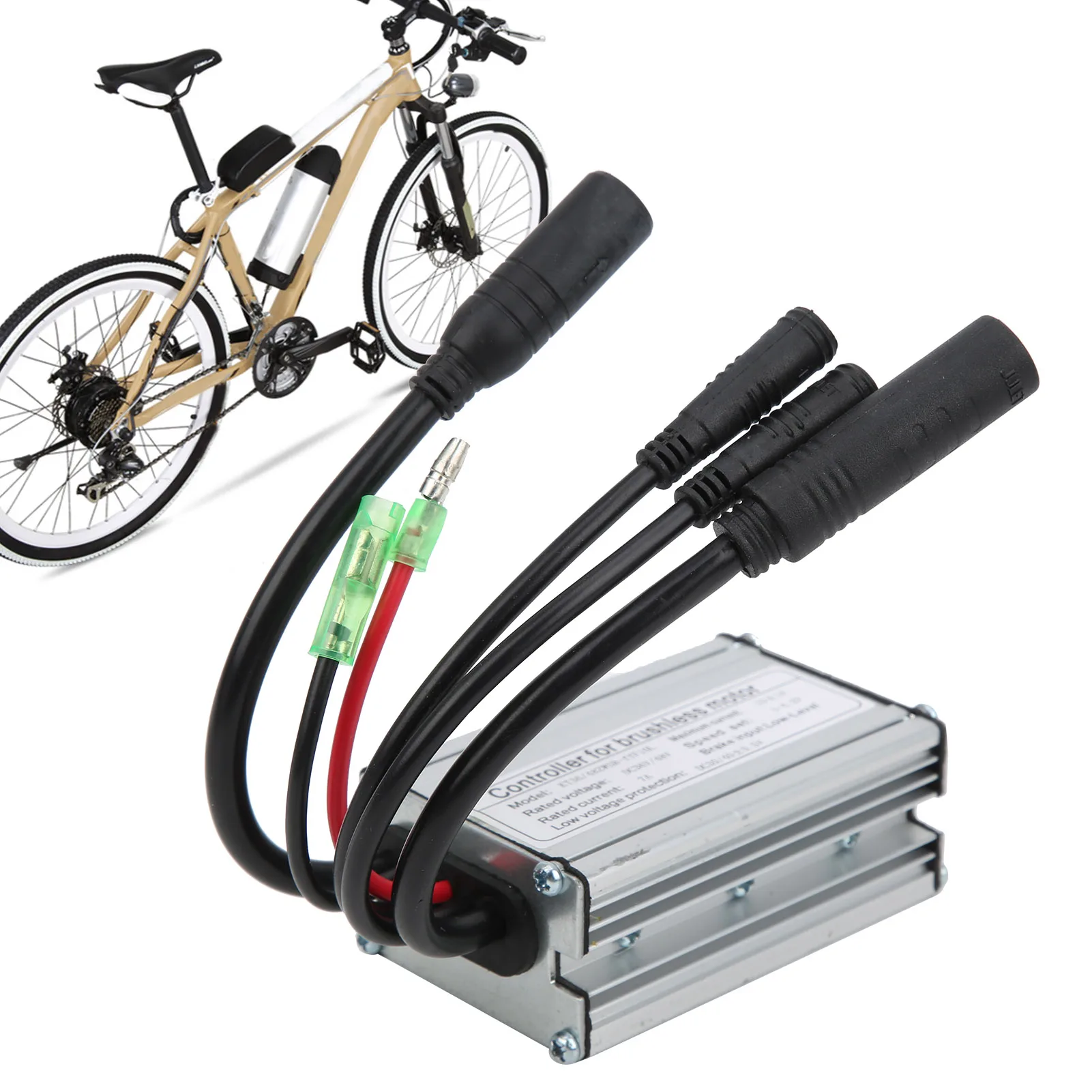 6 Tubes Electric Bicycle Motor Controller, 36/48V KT‑15A DC Motor Controller for Longevity and Low Power Consumption