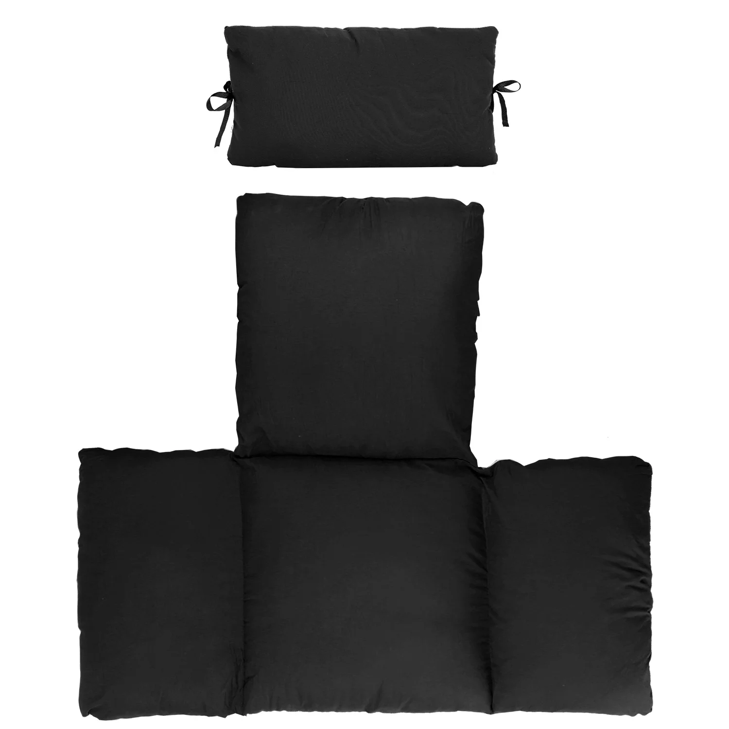 Egg Chair Cushion Hanging Basket Seat Cushion Thicken Soft Egg Swing Chair Pad Hanging Egg Chair Cushion with Headrest 5