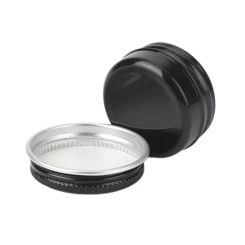 10/20Pcs 10ml Round Aluminum Box Metal Tins Cans with Screw Lid DIY Candle Jars Lip Balm Oil Craem Containers Travel Sample Pot 3