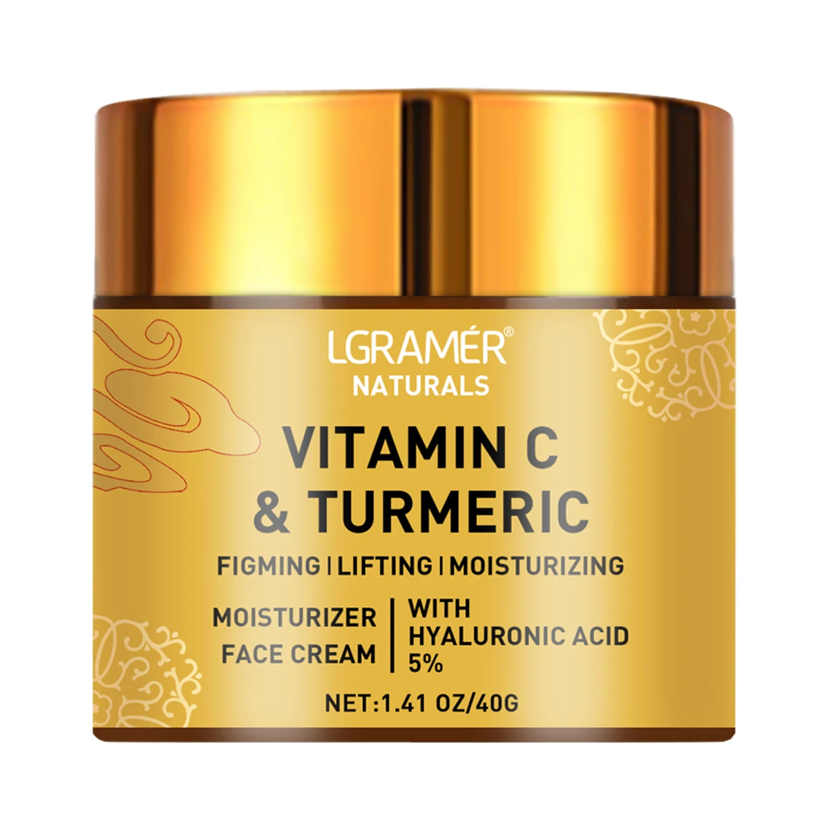Turmeric Vitamin C Face Cream Moisturizer Brightening Firming Skin Care