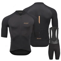 2025 Rvouei Pro Team Bicycle Clothing Men New Road Bike Wear Racing Clothes Breathable Cycling Jersey Set Ropa Ciclismo Maillot 1