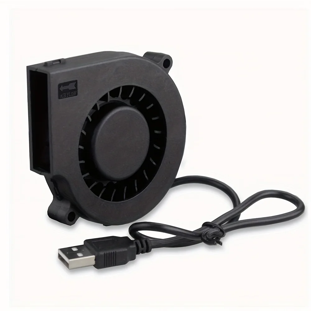 75mm USB Fan Cooling Turbo Blower Brushless 3D Printer 5015 7515 7525 7535 For Extruder DC Cooler Power Inverter Air Pump PC CPU cooling fan 3d printer fan