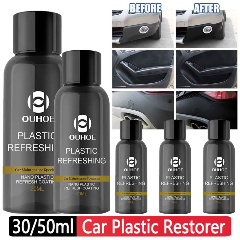 30/50ml Car Maintenance Specialist Nano Plastic Refresh Coating
