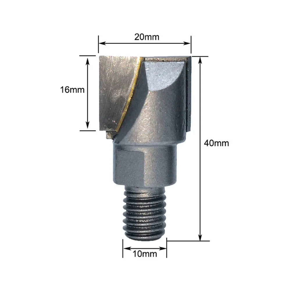10mm Shank Tungsten Thread Mills CNC Bottom Cleaning Router Bit