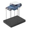 Model Painting Stand Base (19 X 14 Holes) And 27PCS Alligator Clip Sticks Set Modeling Tools For Airbrush Spra Durable 4