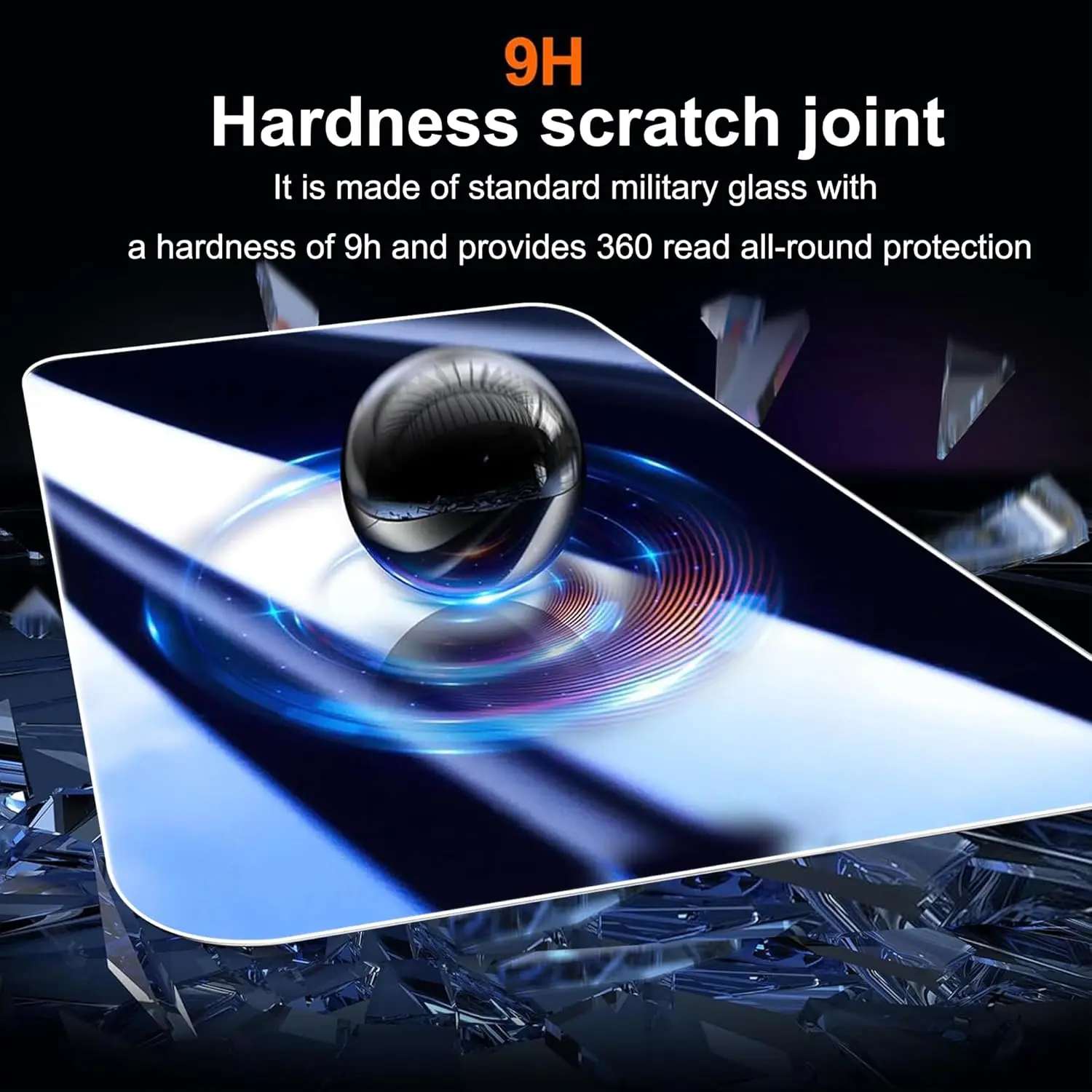 Premium Tempered Glass Screen Protector - Scratch-Resistant & Anti-Fingerprint with Bubble-Free Clarity