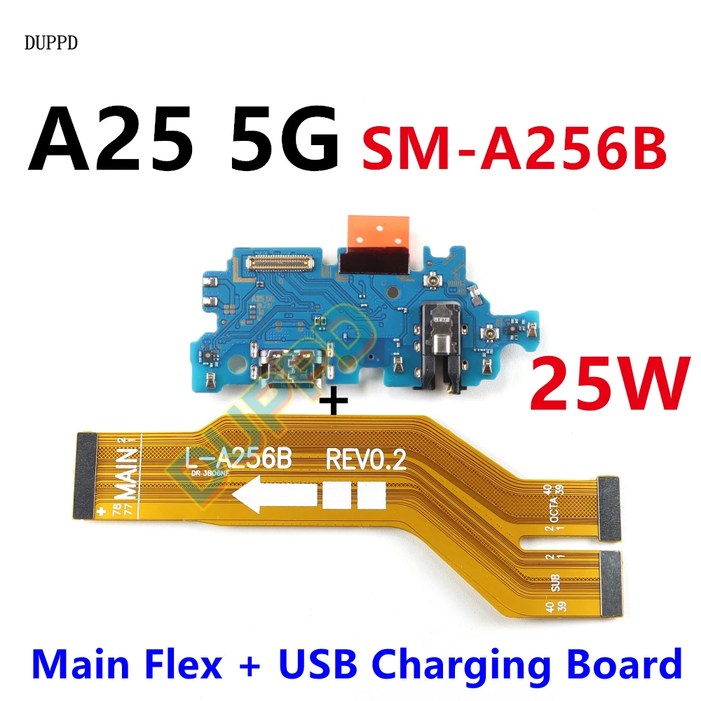 For Samsung Galaxy A25 5G SM-A256B A256 USB Micro Charger Charging