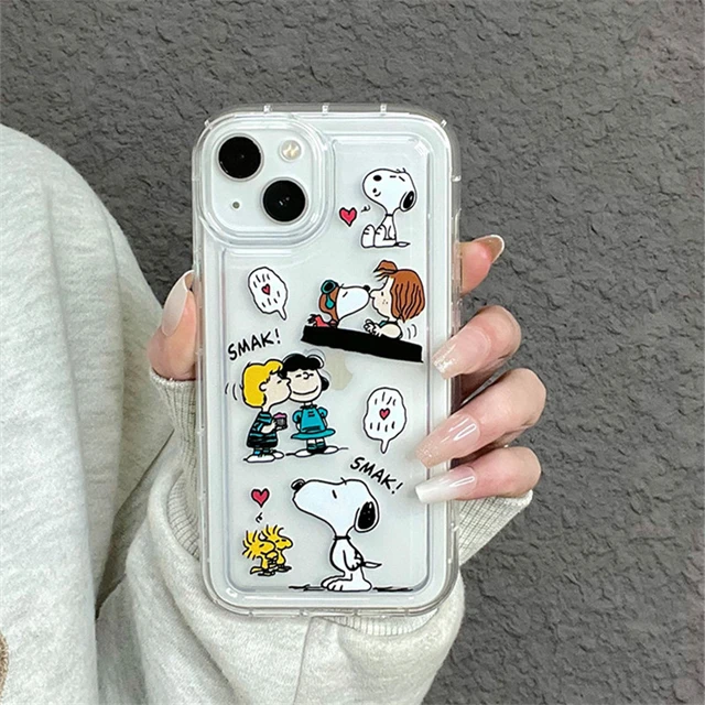 LV Snoopy iPhone 13 Mini Clear Case