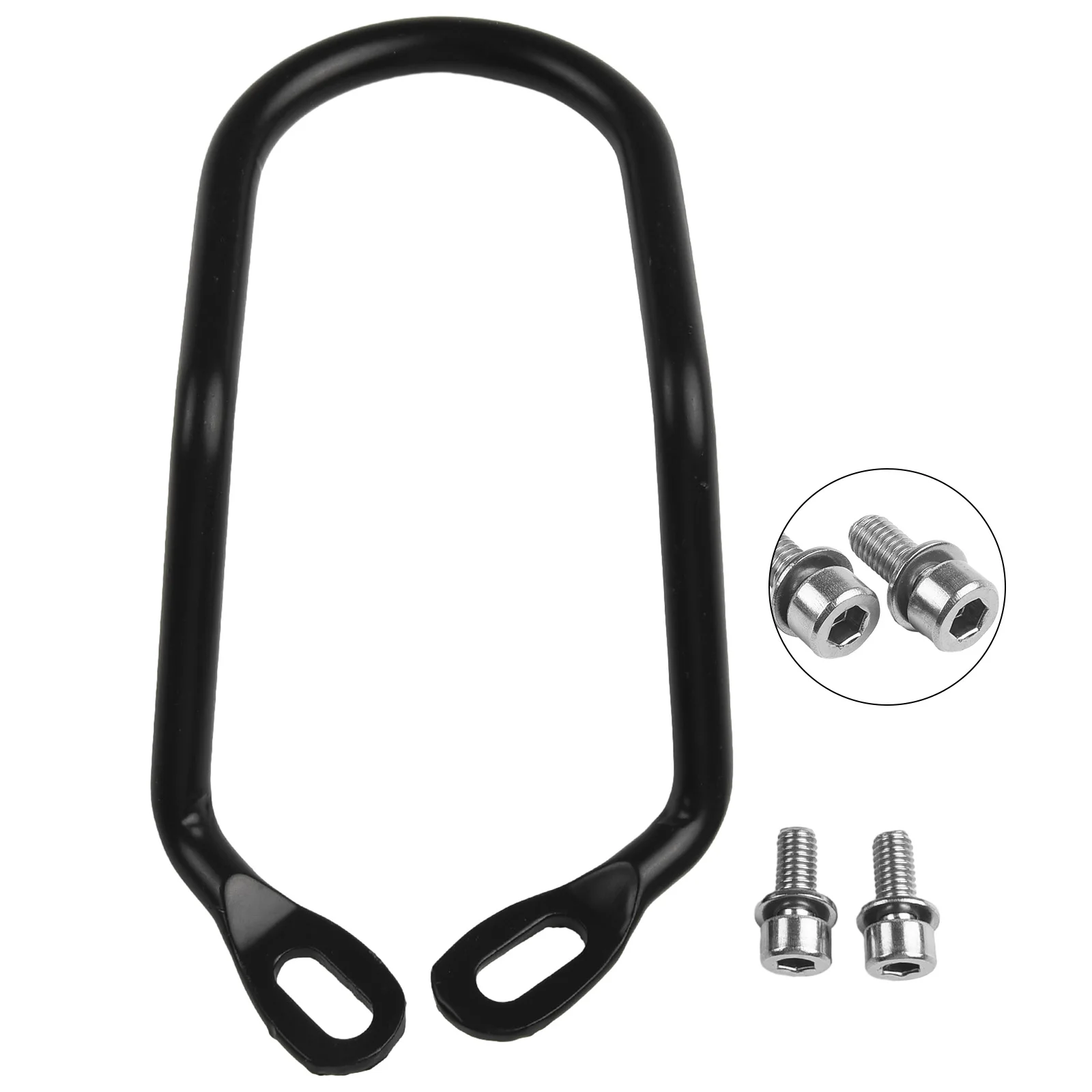 Black Rear Derailleur Protector Carbon Steel Hanger Iron MTB 1PC Bicycle Chain Cover Double Wings Frame Gear 1*