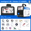ANDELI  Multi-Function Welding Machine TIG/Plasma CUT/MMA 3 IN 1 Welder DC TIG welding Aluminium 220V 2