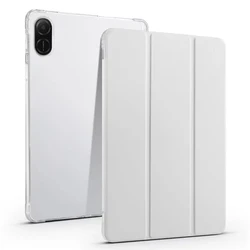 Elegant PU Leather Stand Case with Pen Holder for HonorPad X8b 11 inch (Gray)