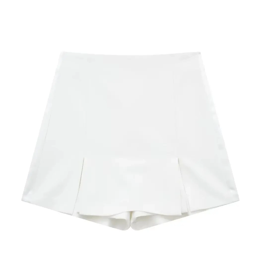 white skirt