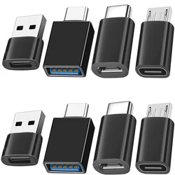 Universal USB - C Adapter Kit - 8 - Piece Set (Black)
