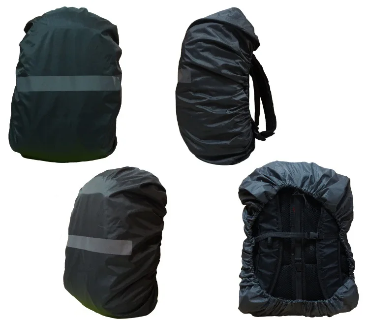 Reflective rain cover backpack 20L 35L 45L 60L waterproof bag cover outdoor camping hiking climbing dustproof case for backpack backpack cover