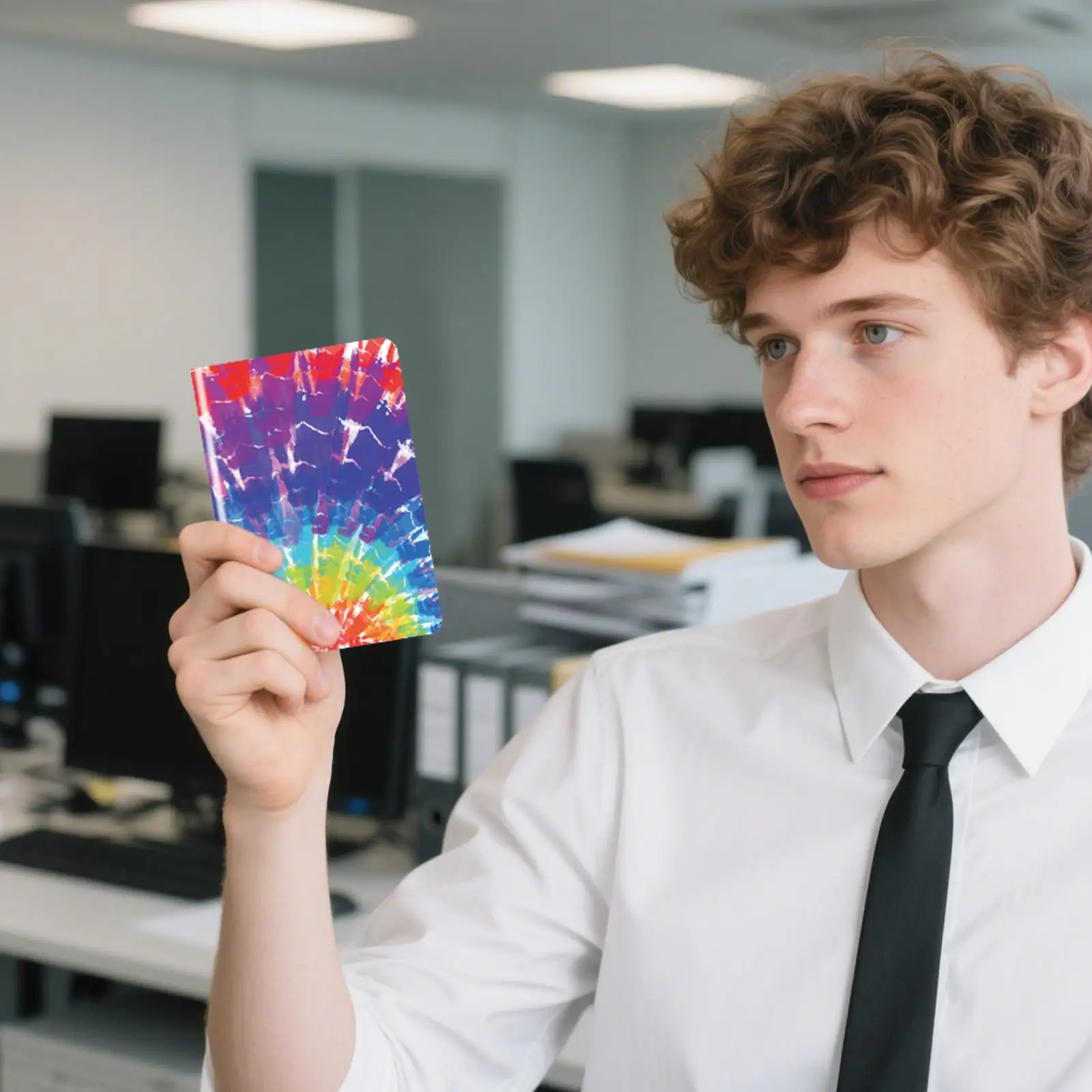 Tie Dye Notebooks 24-pieces Small Inspiration Notpads Tie Dye Stationery Supplies For Home Office School Birthday Friendship