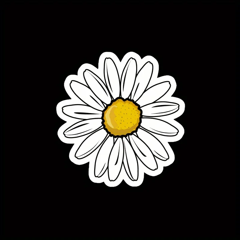 

Car Acesssories Car Stickers Daisy Flower Decal For Window Laptop ticker car acesssories wallpaper Randomtickers