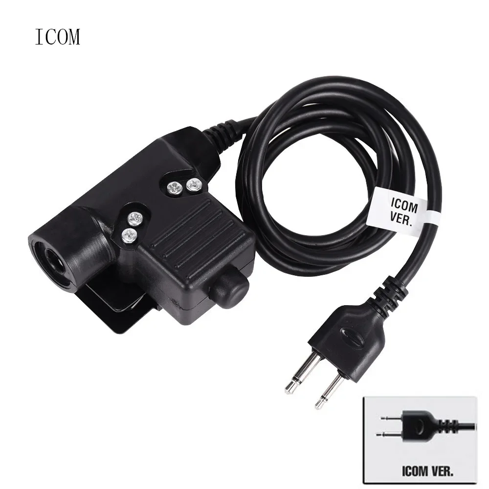U94 PTT Icom / Kenwood / Midland Motorola Talkabout Mobile Phone Headset PTT for Full Range of Tactical Headset tactical headset