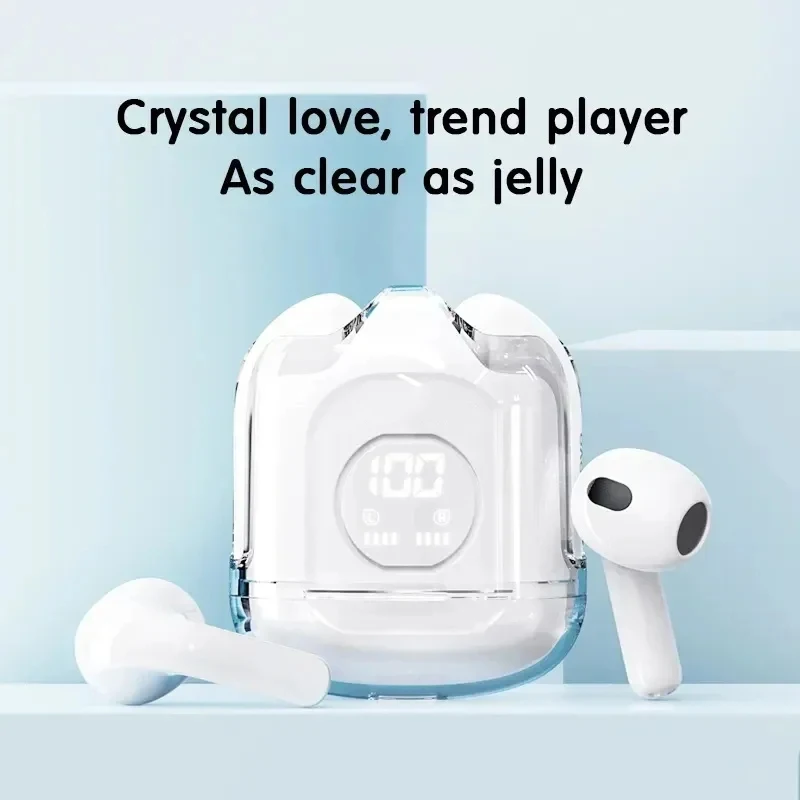 XT65 TWS Wireless Earphone Touch Control Noise Reduction Bluetooth5.3 Headphone Bass Long Standby Earbud With Mic forAndroid IOS 3