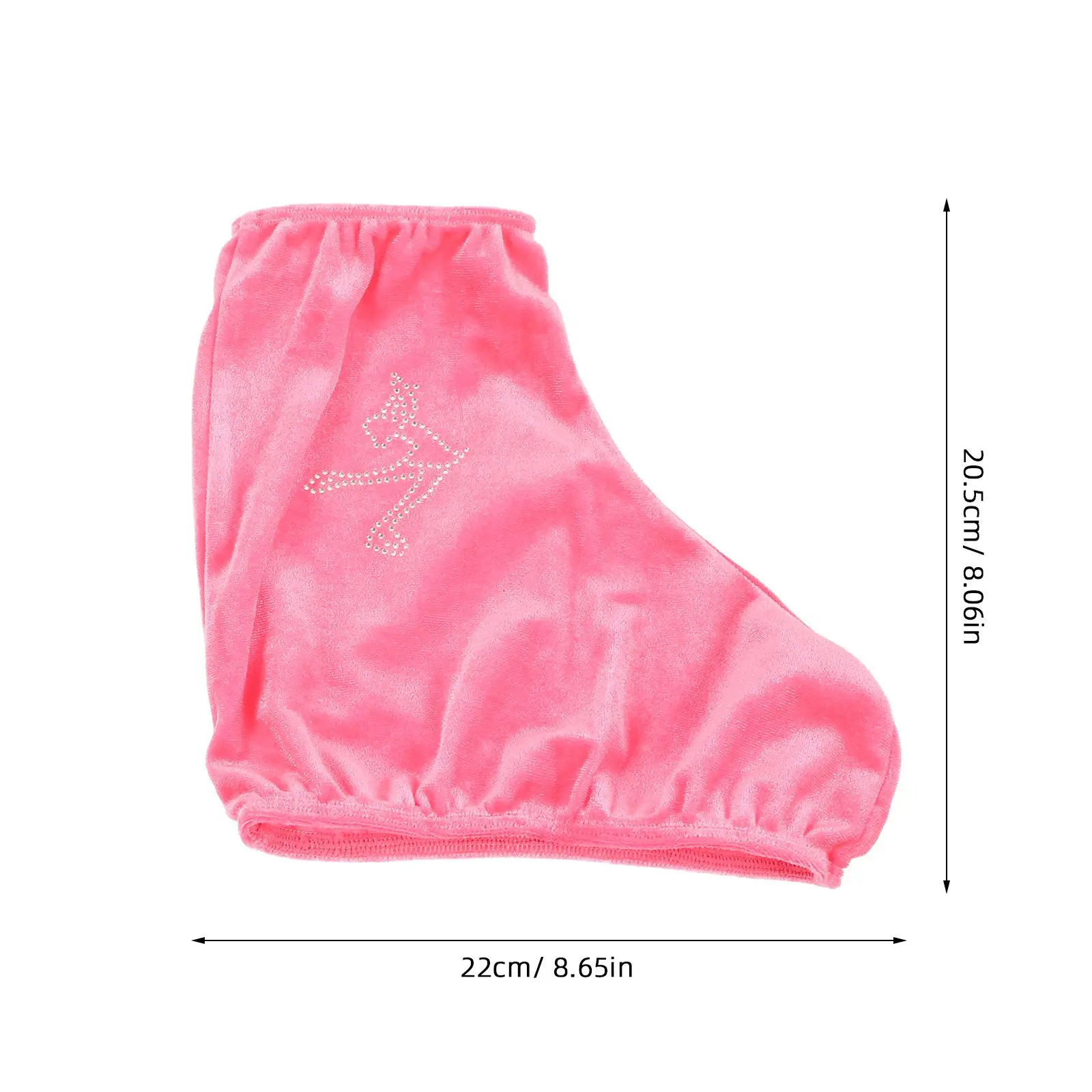 Roller Skate Covers Ice Skating Shoe Protectors Pink Wear resistant Size L Poly Material Boot Covers For Skates Child