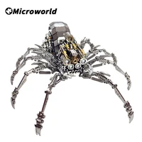 Microworld 3D Metal Puzzle Animal Spider King Plus Version Model Jigsaw DIY Assembly Kits Birthdays Gifts For Adult Teens 1