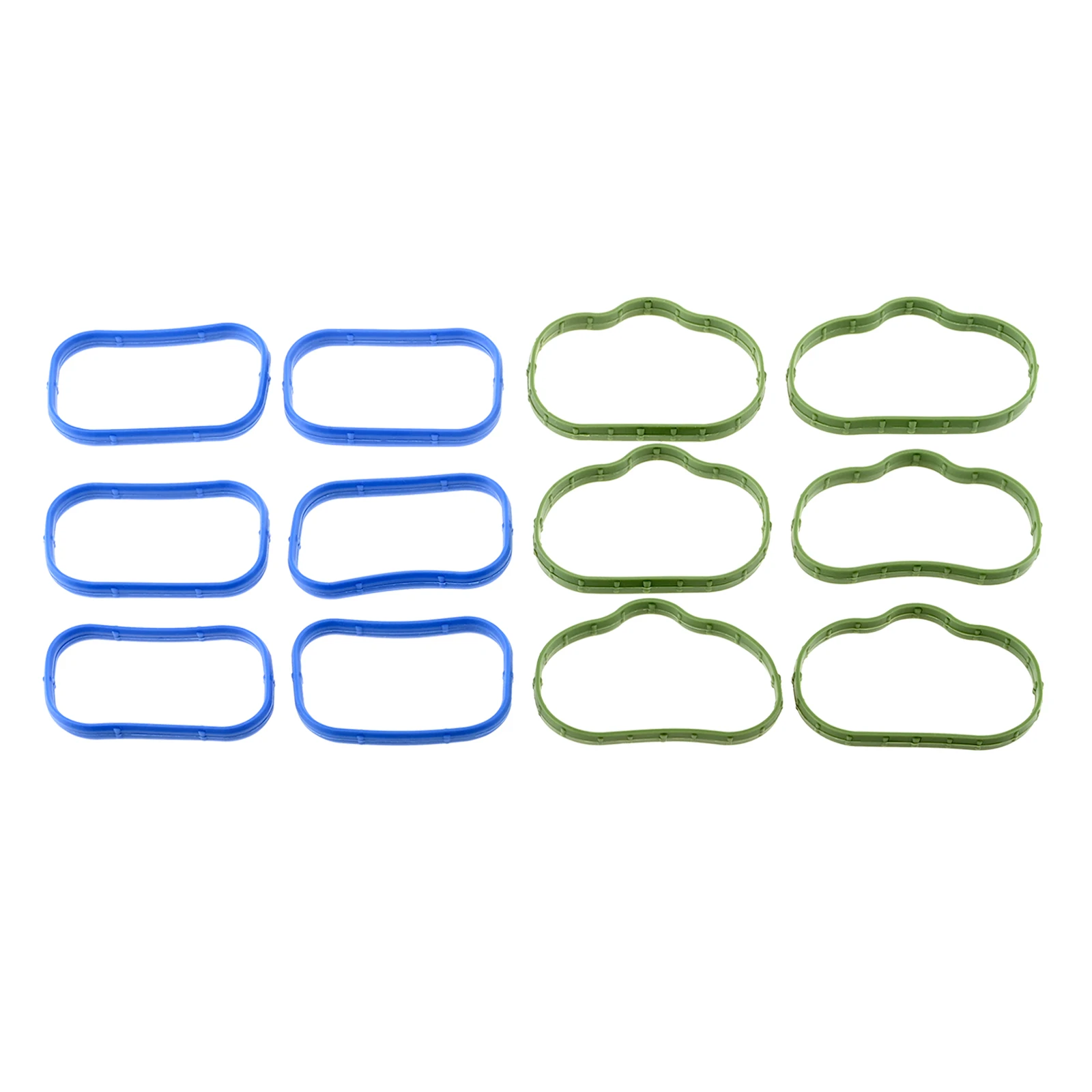 Intake Manifold Gasket Set Lower & Upper Plenum Gasket 12Pcs 5184562AC 5184331AC For Chrysler Dodge Jeep Ram 2011-3.6L