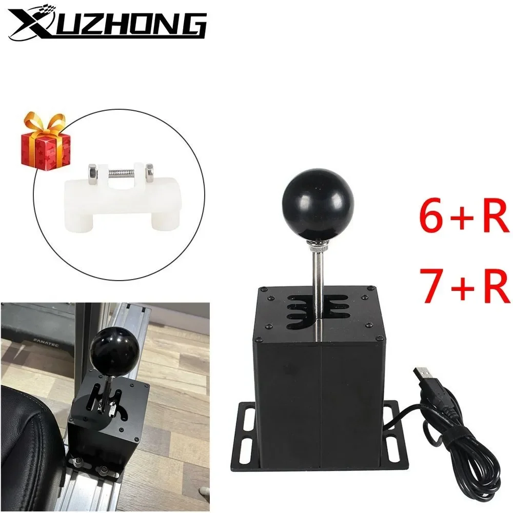 Gear Shifter Racing Game H Gear Shifter For Logitech G29/G25/G27/G920 For Thrustmaster T300RS/GT ETS2 Simracing PC USB HB-1014