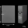Titanium Shell Fuel Kerosene Lighter Square Head Thickened Sealed Waterproof Lighter Armor Windproof Retro Men Gasoline Lighter 2