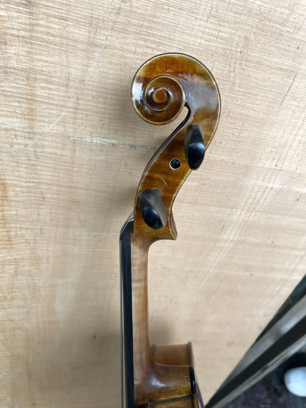 16.5 inch Handmade viola Pro nice flame grain and neck rich sound with case