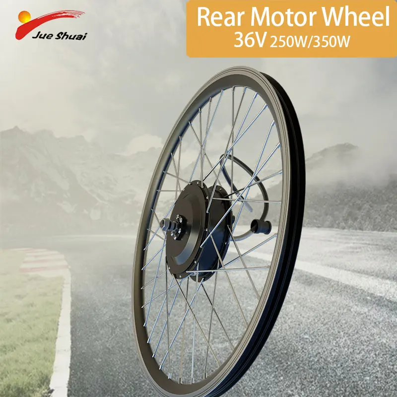 Motor Wheel Electric Bike 36V 250W/350W Electric Bicycle Conversion Kit Rear Wheel 20 24 26 700