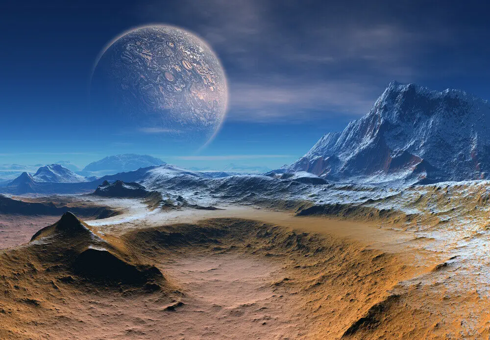 

Planet Photograph Art Picture Print Silk Poster Home Wall Decor
