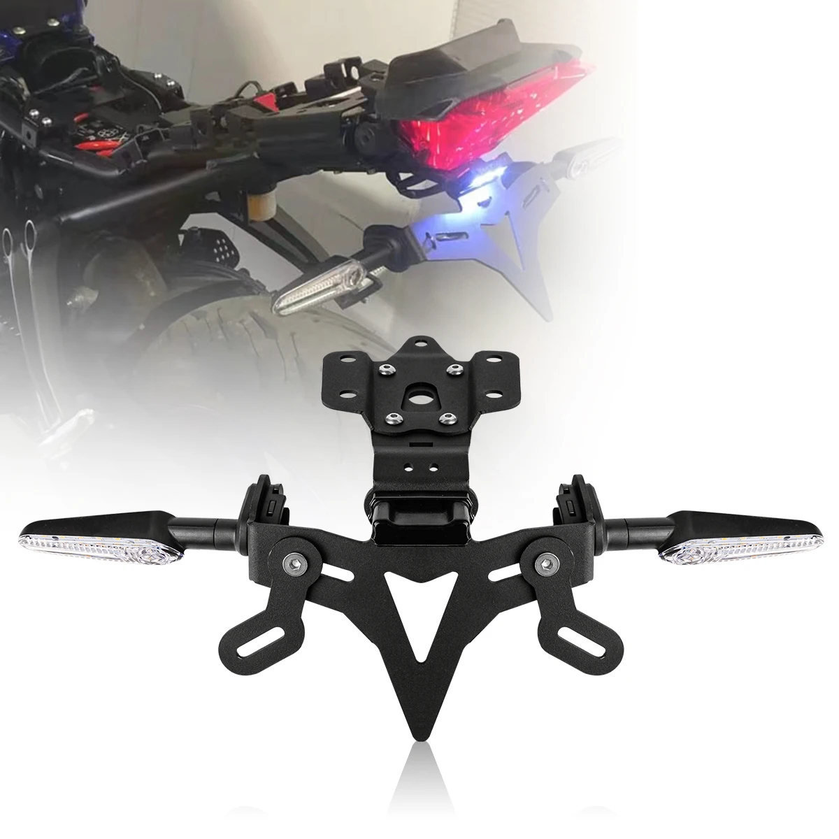 Motorcycle License Plate Holder Fender Eliminator Registration Bracket For Yamaha MT-07 MT 07 FZ-07 MT07 2013-2014 license plate holder,motorcycle license plate holder