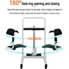 UZYW-01Electric Patient Transfer Lift Commode Toilet Bath Chair with wheels for Disabled Elderly Moving 4
