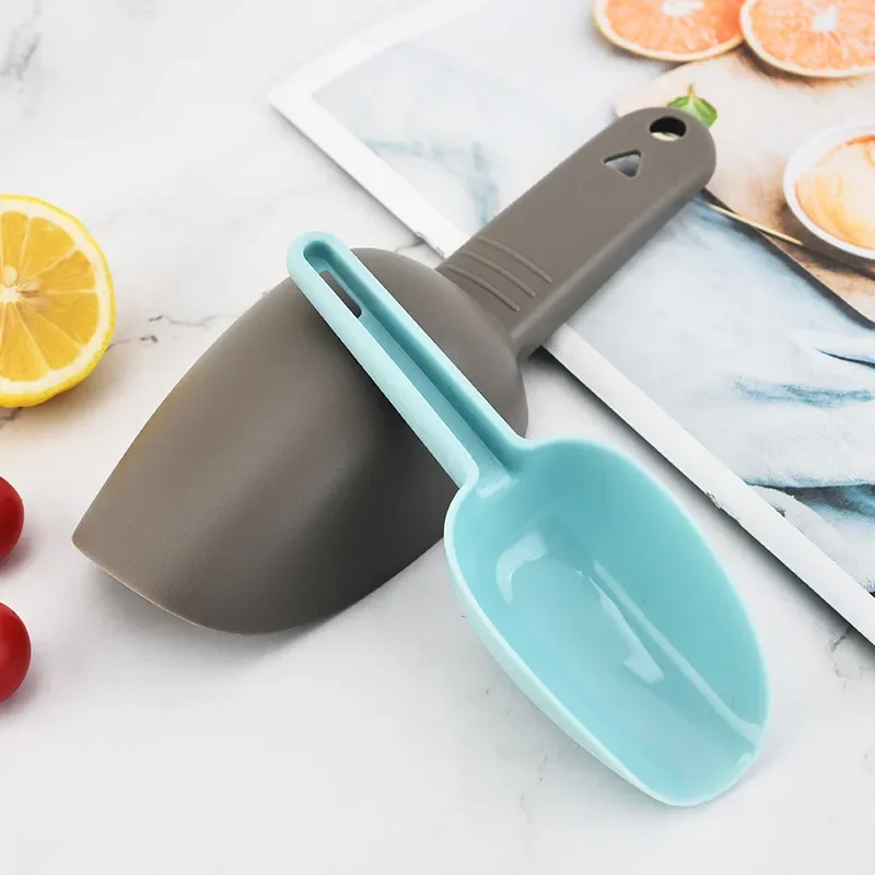 Ice Shovel Scoop Plastic Ice Shovel Flour Shovel Rice Melon Seed Feed Multipurpose Plastic Spatula Household Spatula Tool