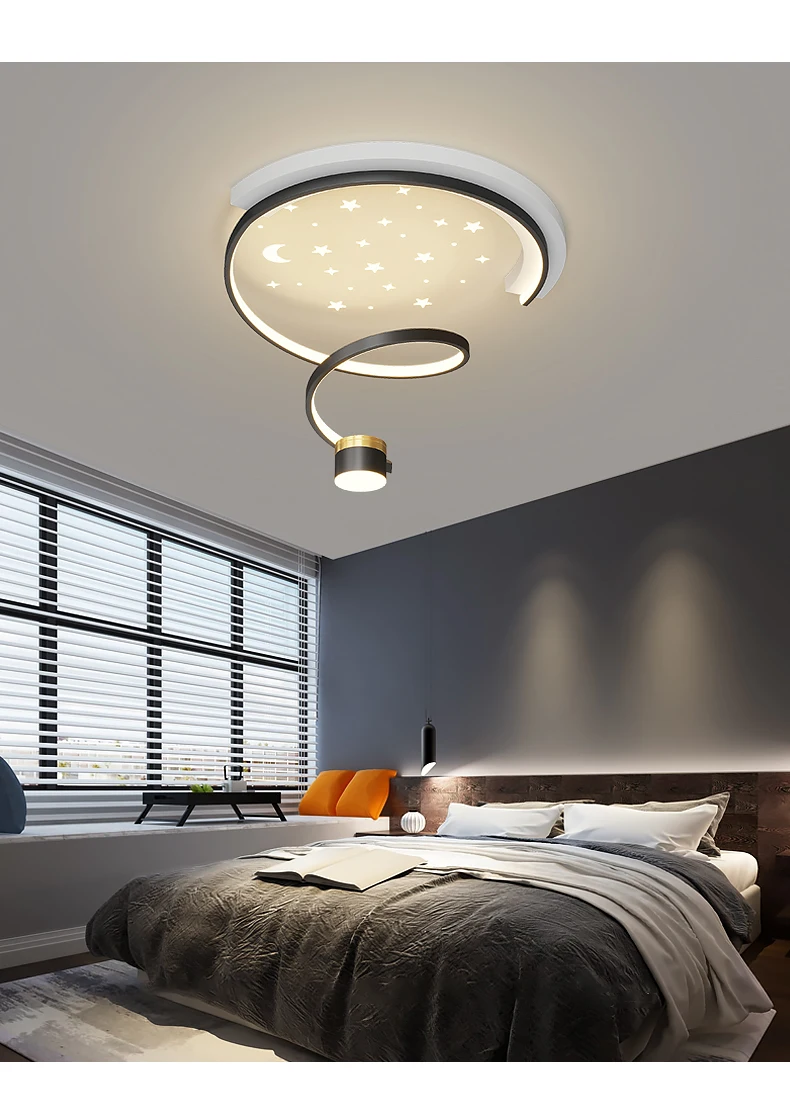 unique chandeliers Modern Round Led Chandeliers For Living Room 2022 New Bedroom Kitchen Modern Ceiling Lamps Home Indoor Spiral Lighting Fixtures flush mount chandelier