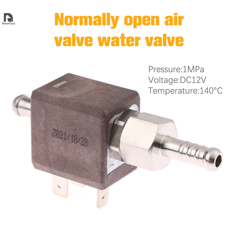 

JYZ-3 Mini Air Gas Water Solenoid Valve DC 12V 2-Way Normally Open High Temperature Steam Stainless Steel Solenoid Valve