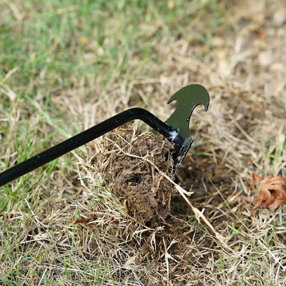 Garden Manual Weed Remover Tool Grass Gardening Puller Loose Shovel Tool Weeding Rooting Soil Hand Removal 4