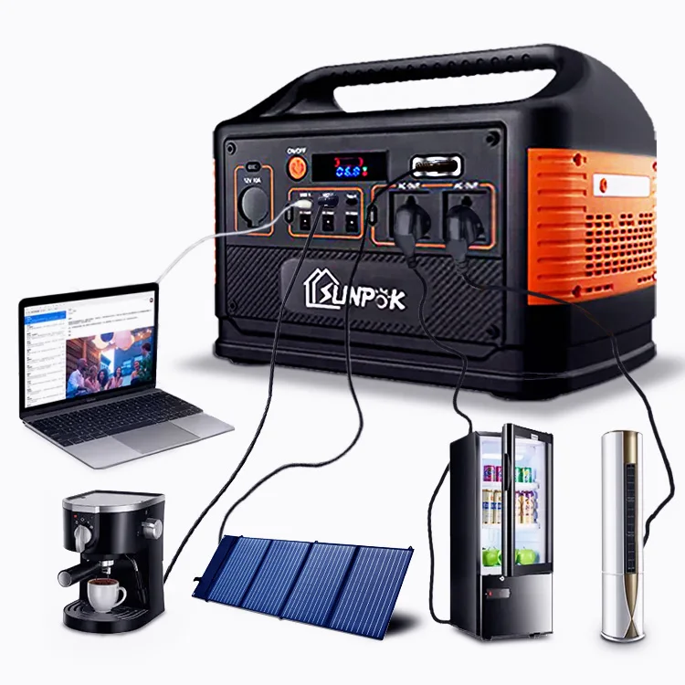 

1000W Solar Portable Power Station Emergency Power Bank Fast Charging Ev Charger UPS Lithium phosphate portable energy storage