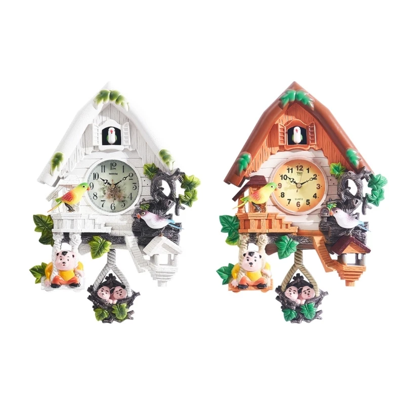 

Whimsical Birdhouse Clock Battery Powered Movement with Cuckoo Chirping