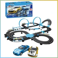 Speed Storm RC Cars Electric RC Track Racing Set with Dual-Player Competition Looping Track Children's Car Toy Christmas Gift 1