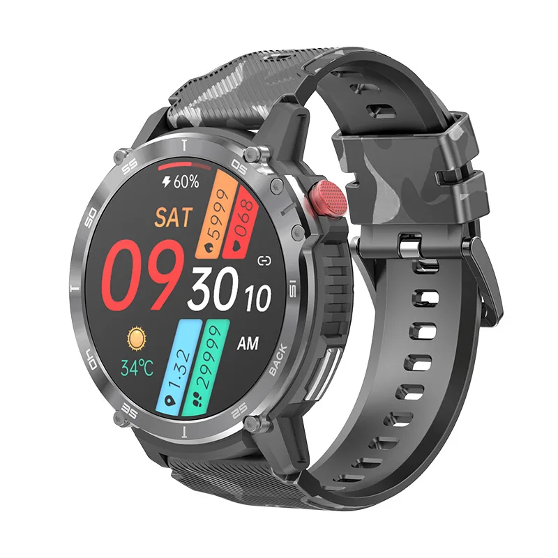 

Military Grade Smart Watch Bluetooth Call Message Viewing Fitness Waterproof and Anti-fall Sports Smartwatch for Xiaomi for Men