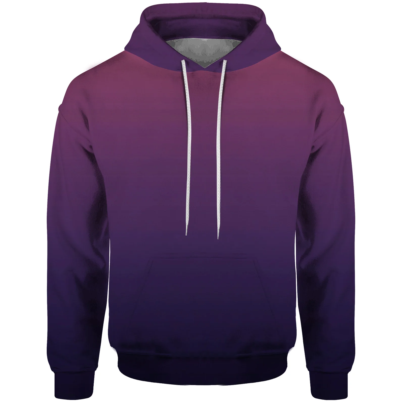 3D digital printed men's hooded sweatshirt, comfortable hooded sweatshirt, classic gradient new style, 2025 2