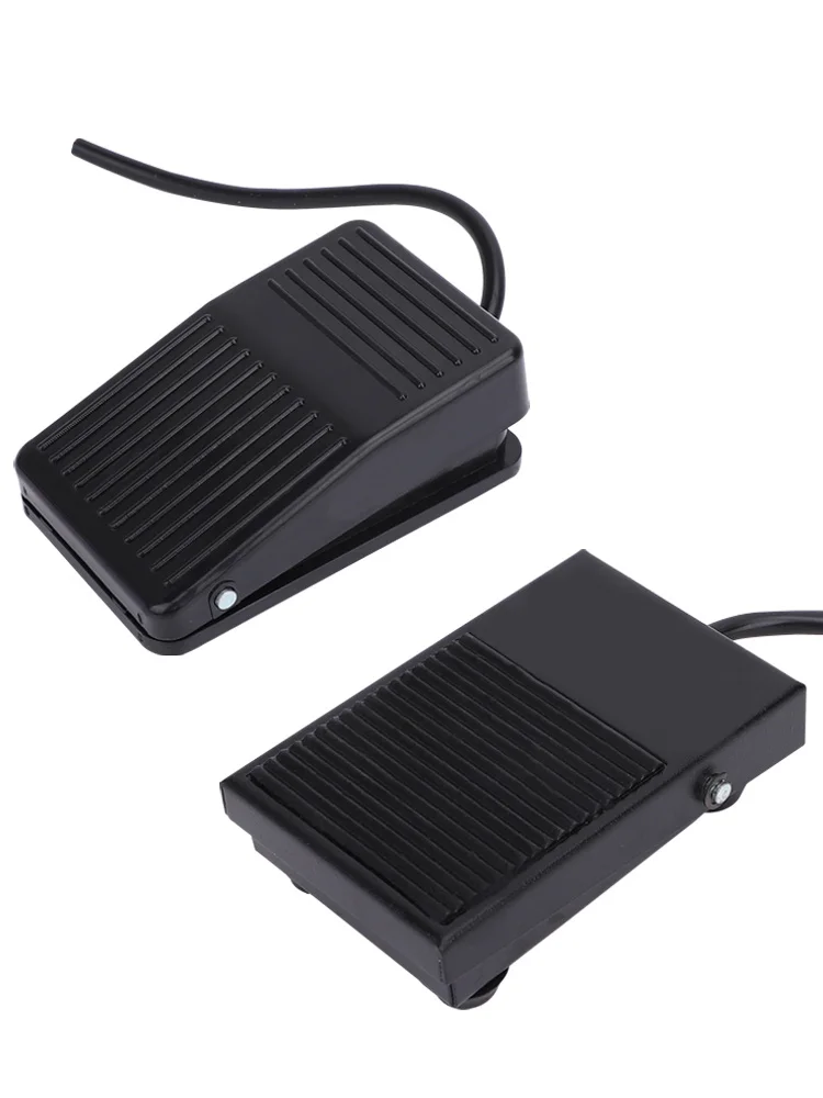 Auto-redefinindo o Interruptor de pé com Fio Escudo do Ferro Controlador Plástico do Pedal Fs1 1no 1nc Tfs-1
