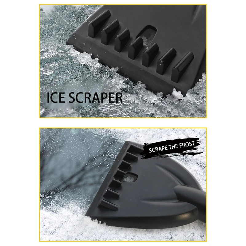 Car Snow Shovel Auto Windshield Ice Scraper Glass Clean Brush Snow Remover  Tool Winter Window Remover Crusher Wipe Accessories - AliExpress