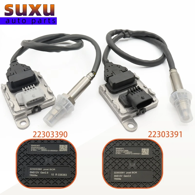 

2 PCS Auto Sensors NOX Sensor Nitrogen Oxygen Sensor For Volvo Truck VNL VHD VNR Mack OEM 5WK97367 5WK9 7367 22303390