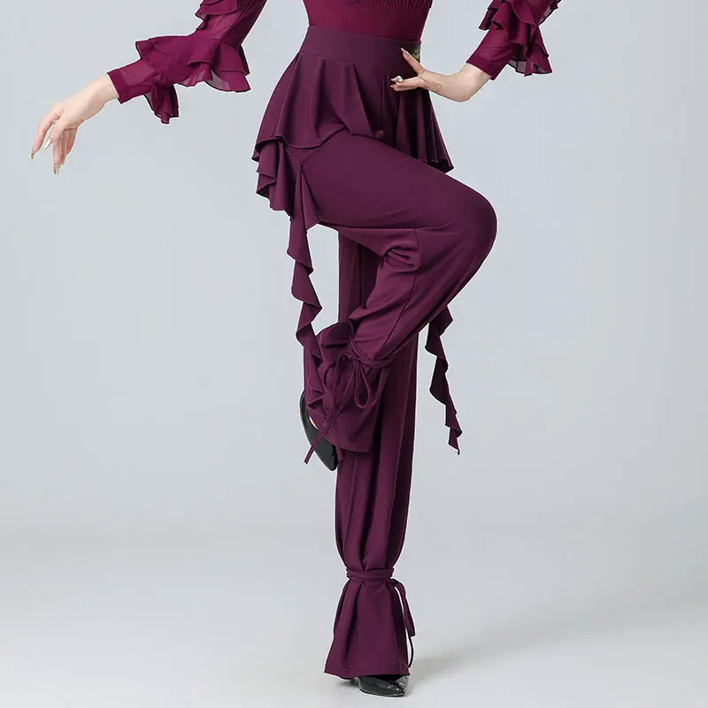 Women's Modern Dance Pants Dancing Pants Ballroom Dancing Trousers Waltz Clothes