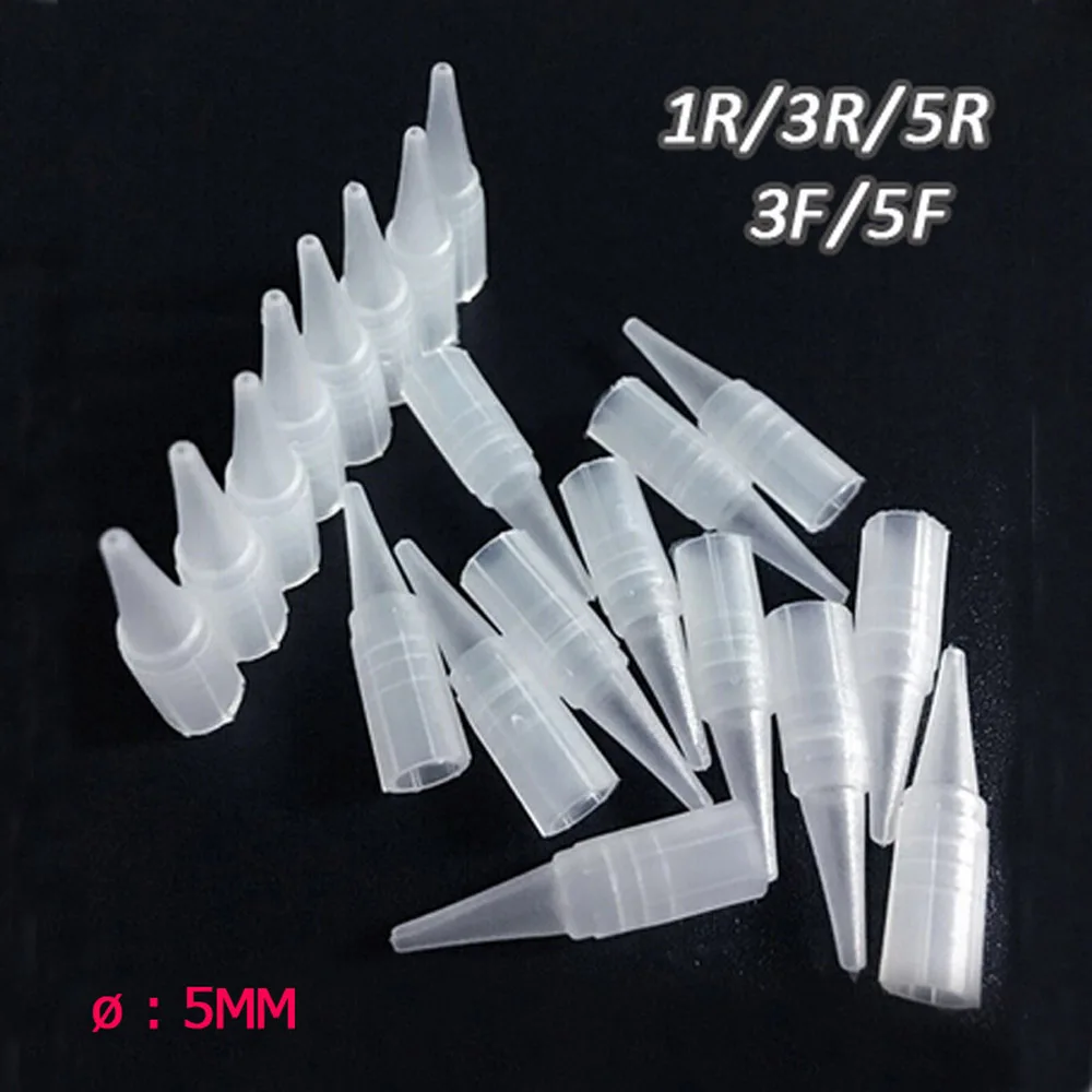 1R/3R/5R/7R/3F/5F/7F Tattoo Tips Permanent Makeup Eyebrow Machine Pen Tips Caps